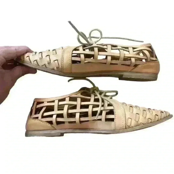 COCONUTS BY MATISSE Gimlet‎ Woven Lace Up Oxfords Size 7.5 - Picture 8 of 9